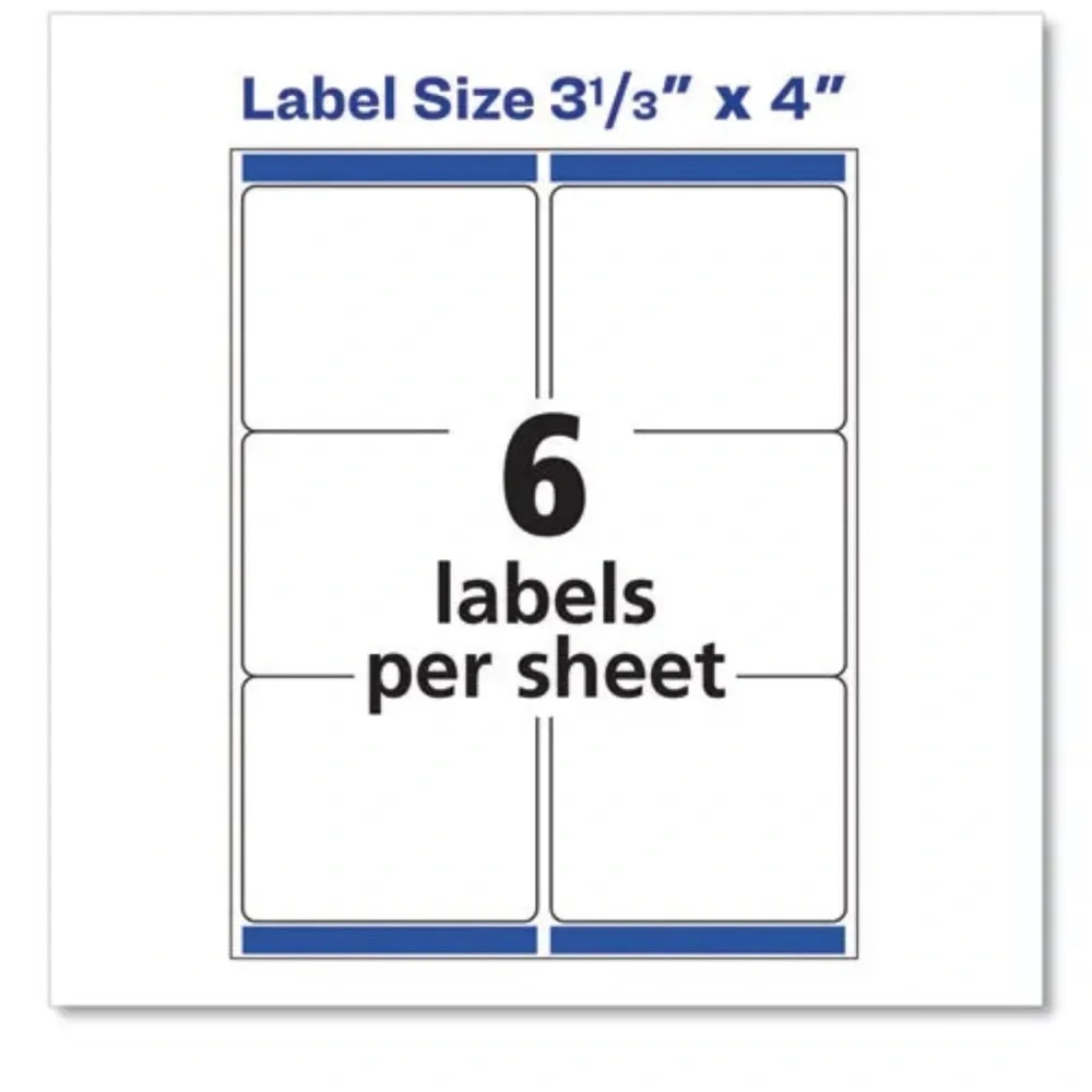 Avery Shipping Labels with TrueBlock Technology, White, 150/Pack (5 Packs)=750 L